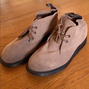 Men’s tan suede Doc Martens